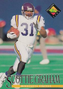 Scottie Graham Minnesota Vikings 1994 Pro Line Live NFL Rookie #275